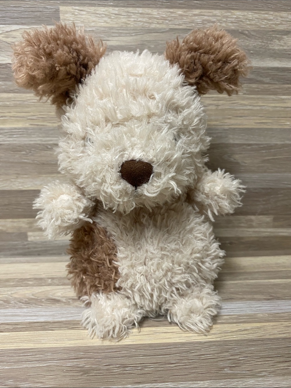 Jellycat Cream and Brown Plush Puppy